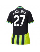 Manchester City Matheus Nunes #27 Venkovní Dres pro Dámské 2024-25 Krátký Rukáv